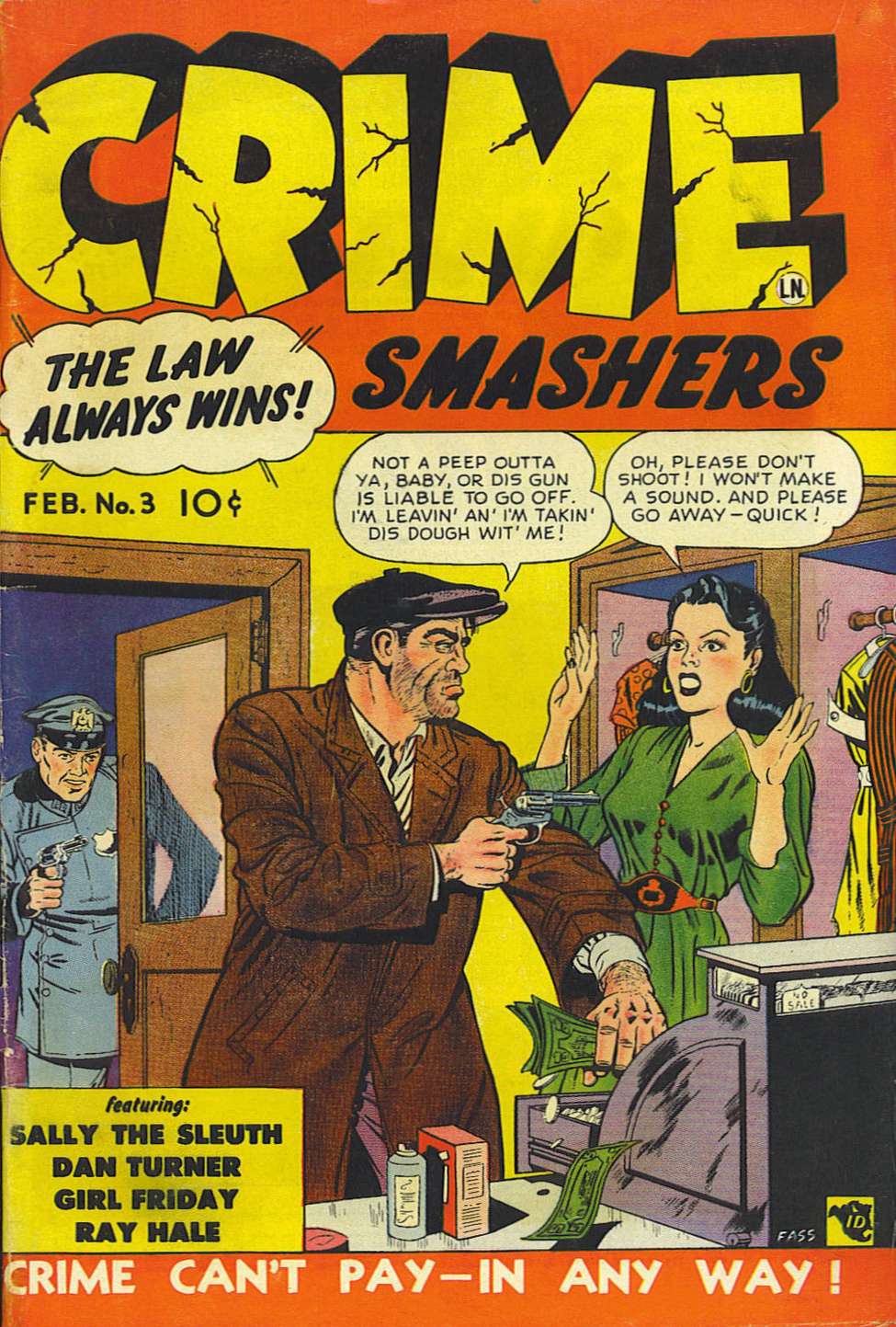 Comic Book Cover For Crime Smashers 3 (alt)