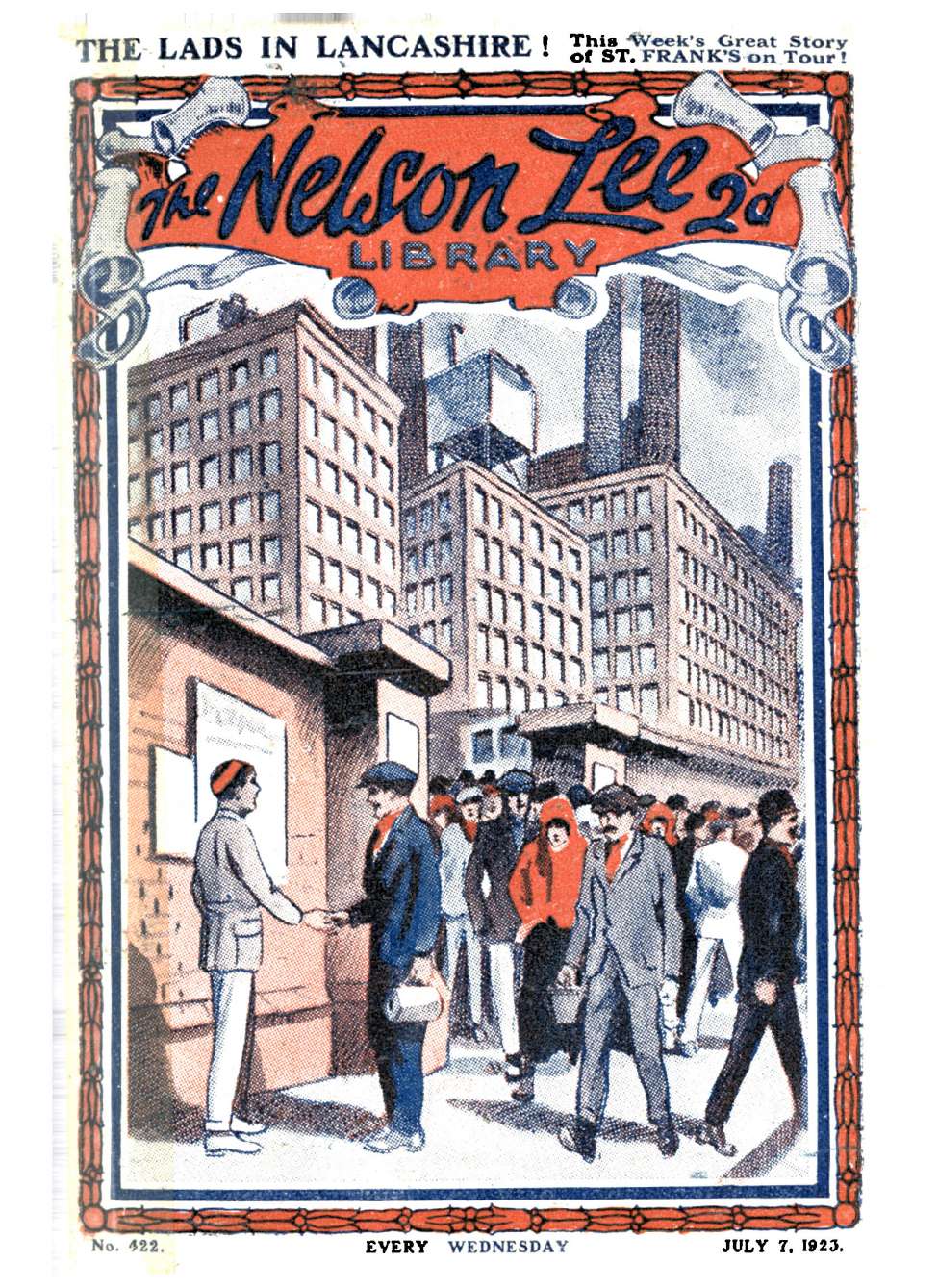 Book Cover For Nelson Lee Library s1 422 - The Lads in Lancashire