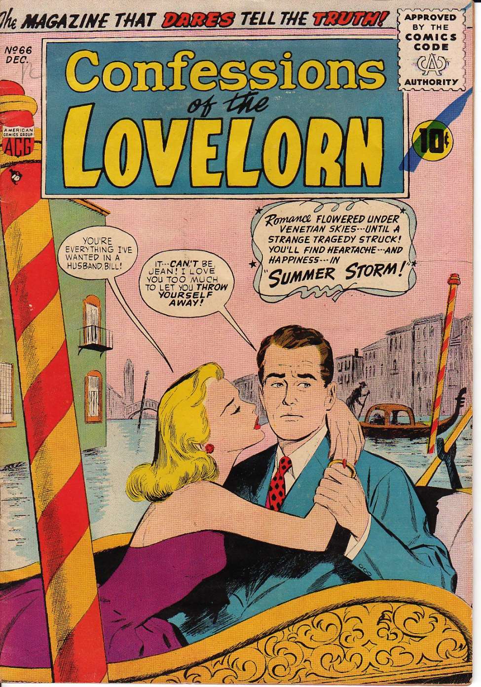 Comic Book Cover For Lovelorn 66