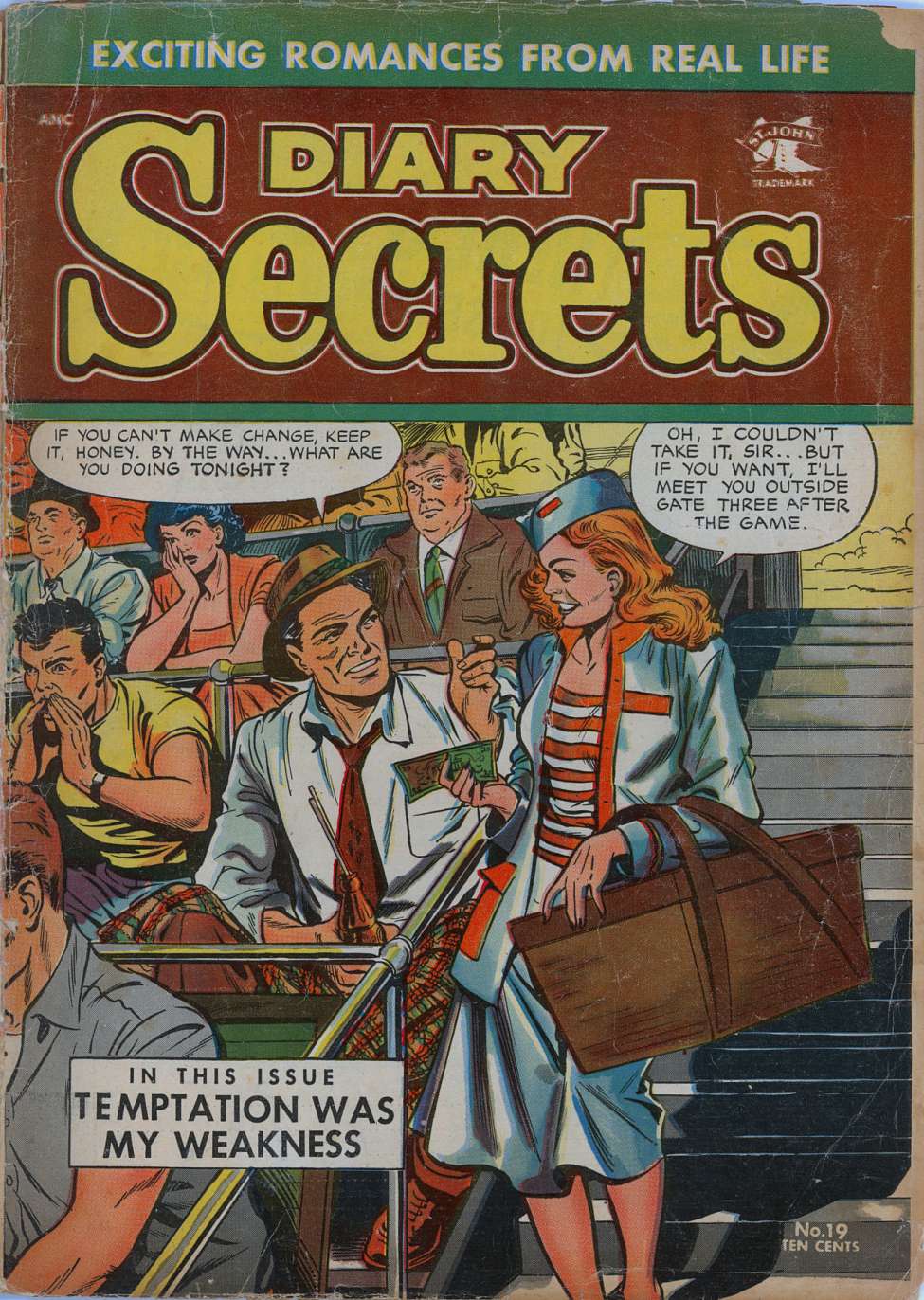 Comic Book Cover For Diary Secrets 19