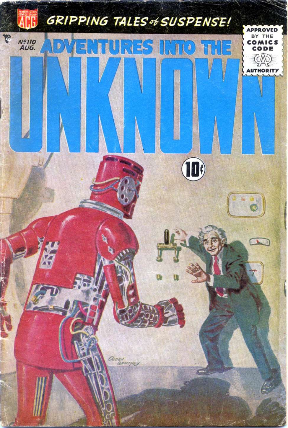Book Cover For Adventures into the Unknown 110