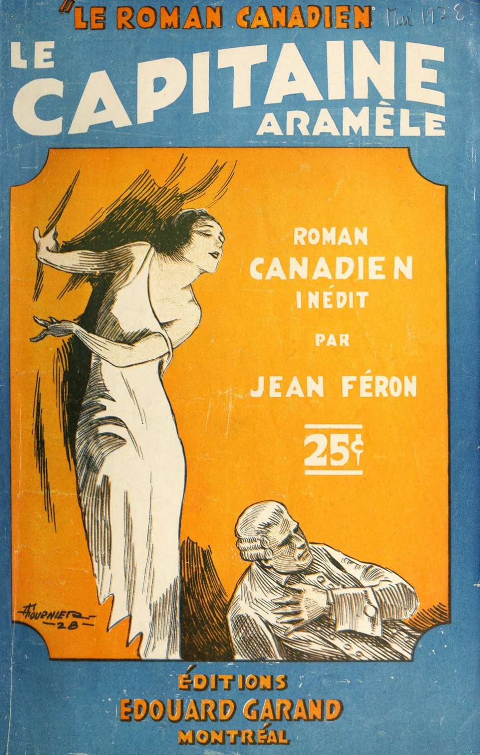 Book Cover For Le Roman Canadien 43 - Le capitaine Aramèle