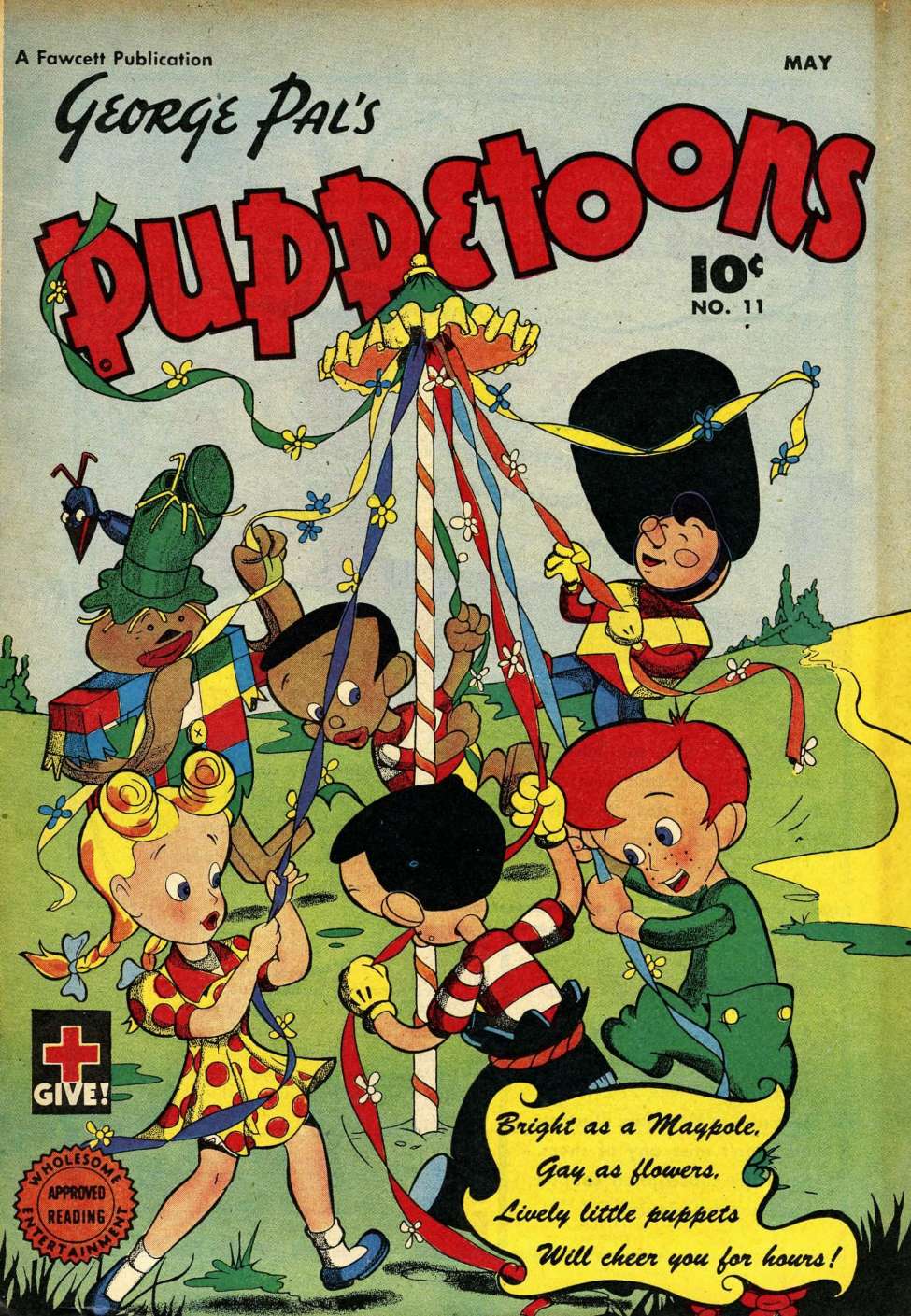 Comic Book Cover For George Pal's Puppetoons 11