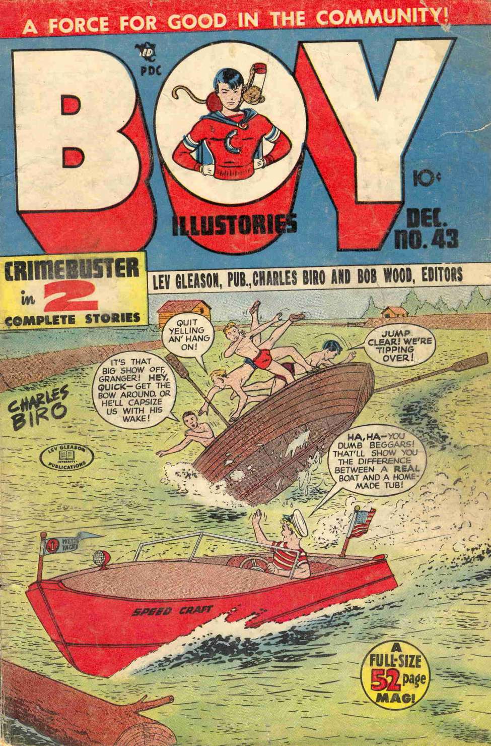Comic Book Cover For Boy Comics 43