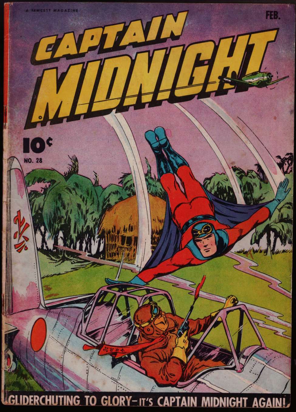 Comic Book Cover For Captain Midnight 28