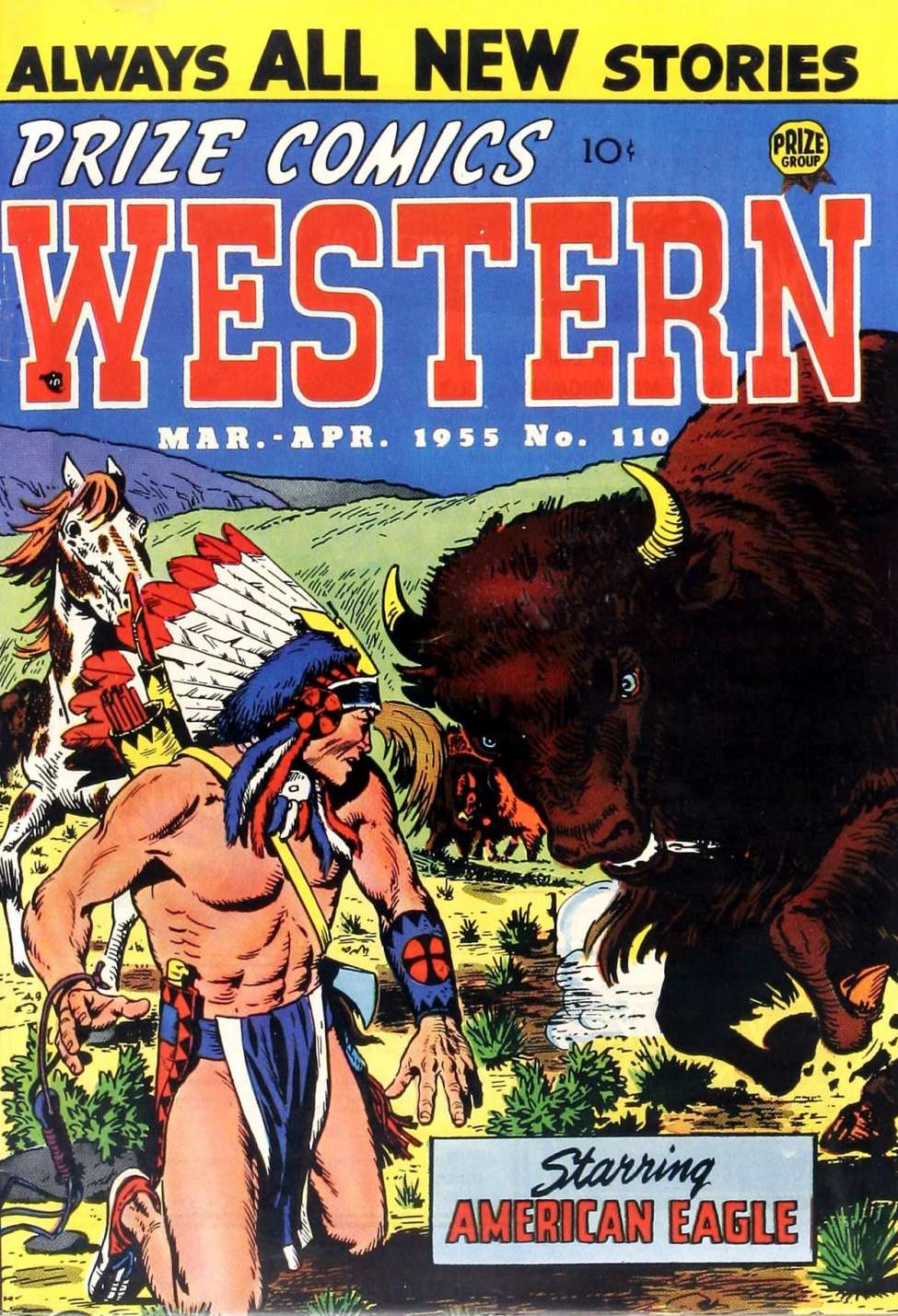Book Cover For Prize Comics Western 110