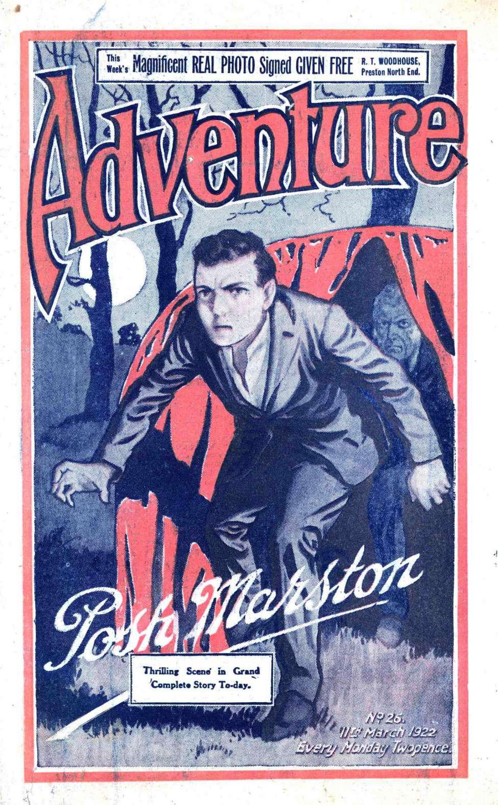 Comic Book Cover For Adventure 26 - The Miracle Monkey
