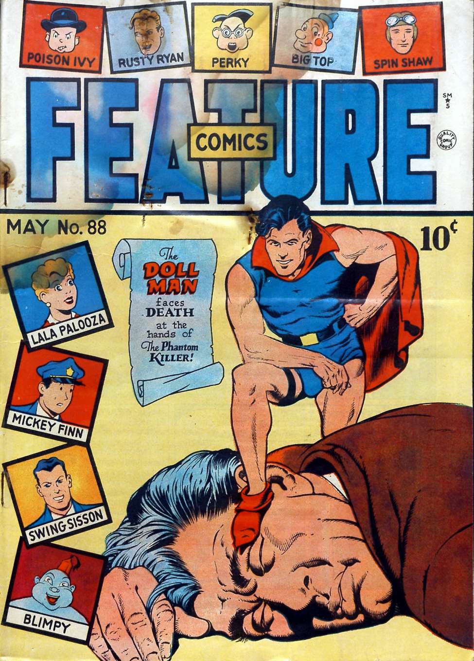 Comic Book Cover For Feature Comics 88 - Version 1