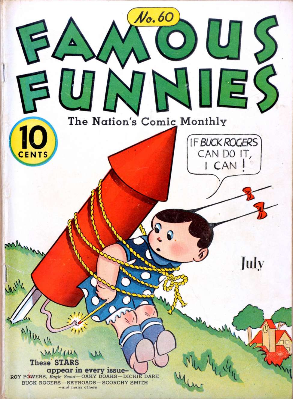 Comic Book Cover For Famous Funnies 60