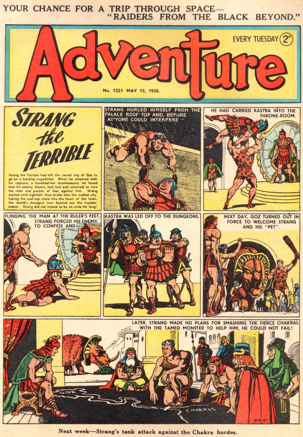 Comic Book Cover For Adventure 1321