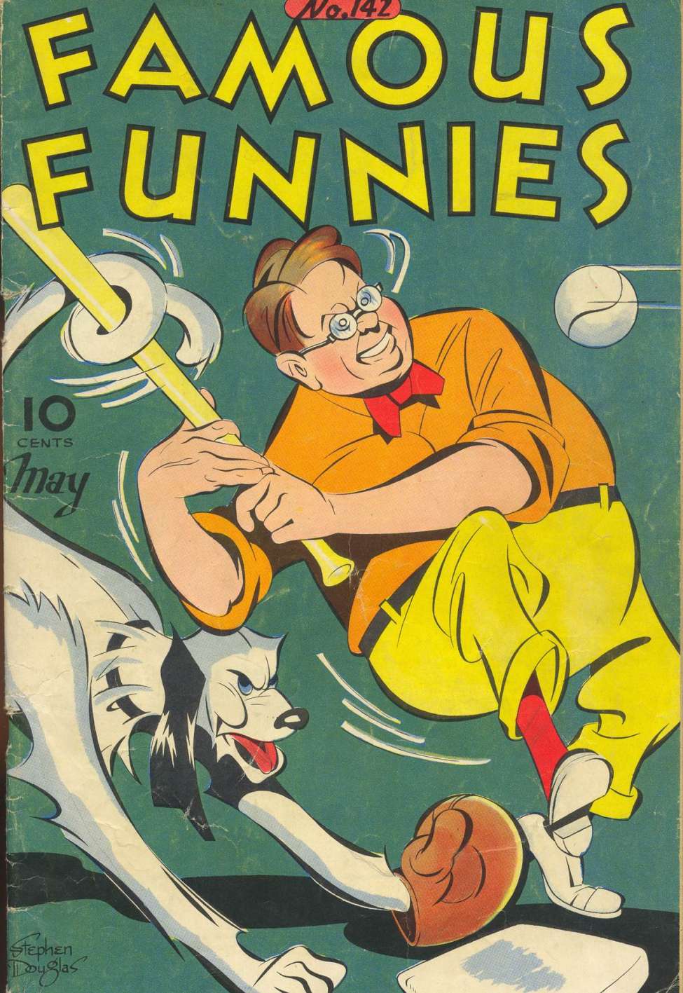 Book Cover For Famous Funnies 142