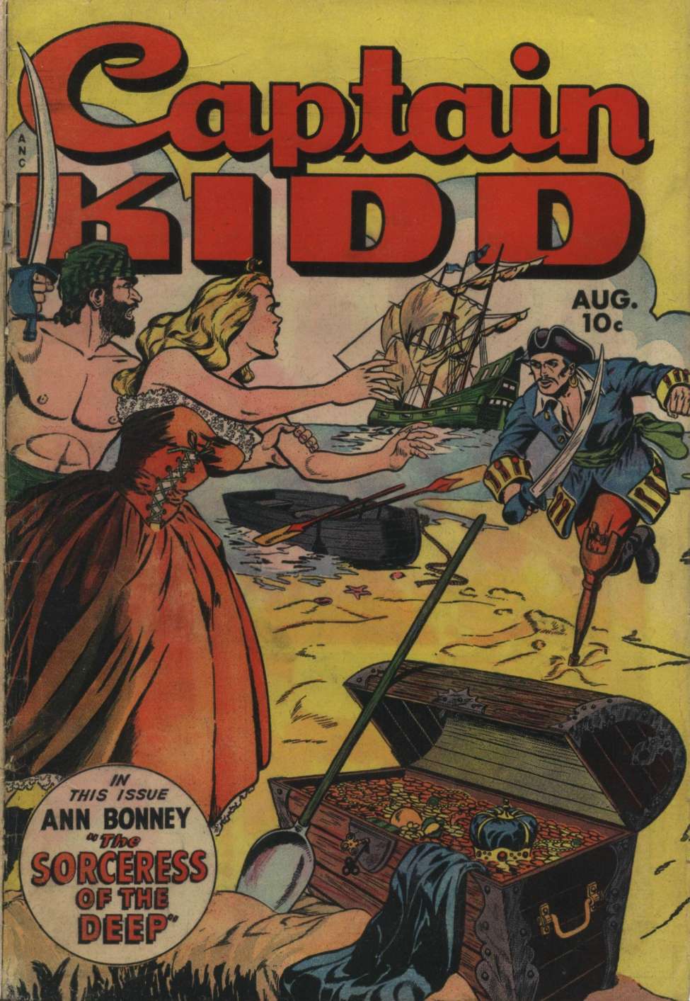 Comic Book Cover For Captain Kidd 25