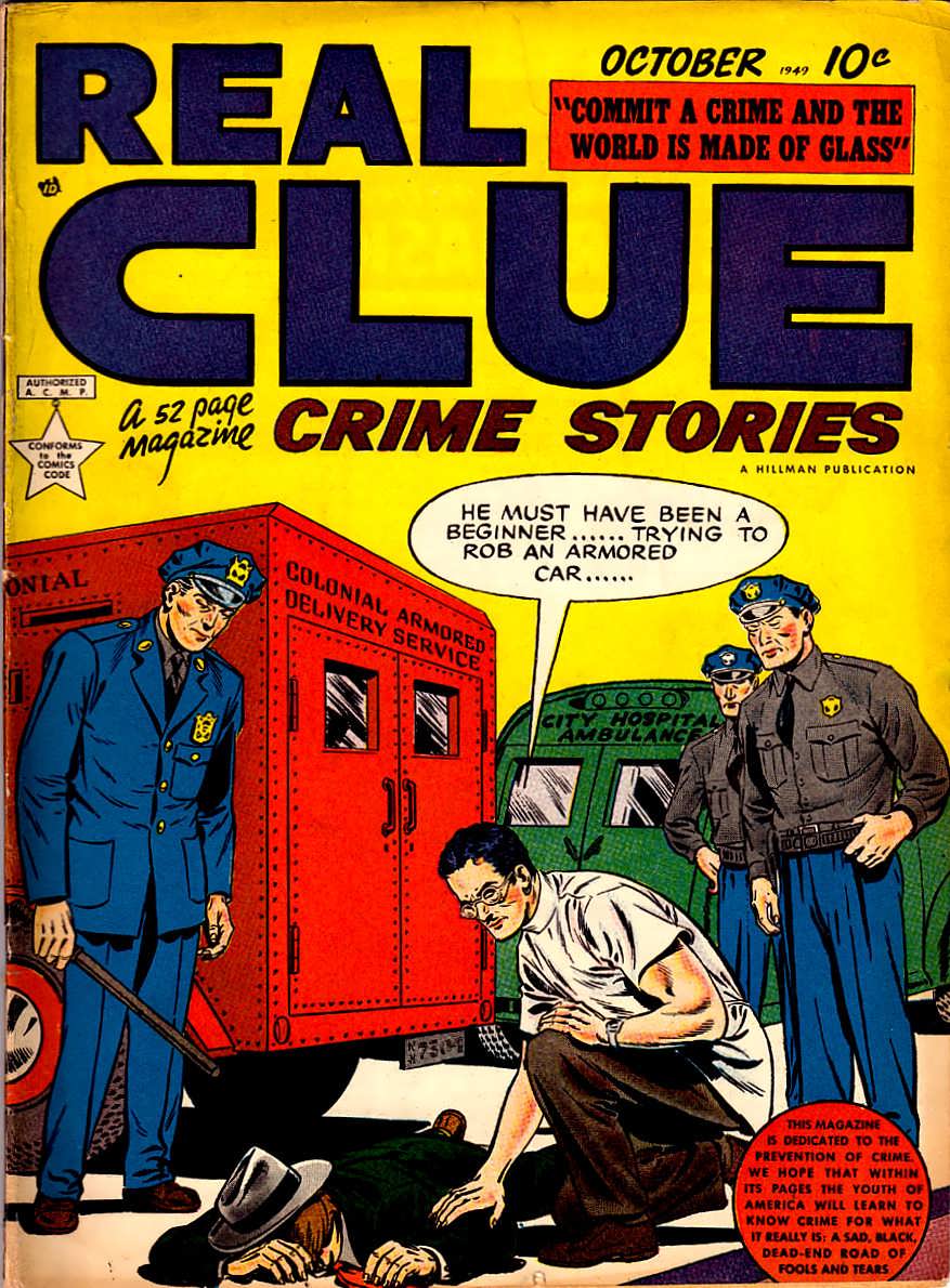Book Cover For Real Clue Crime Stories v4 8