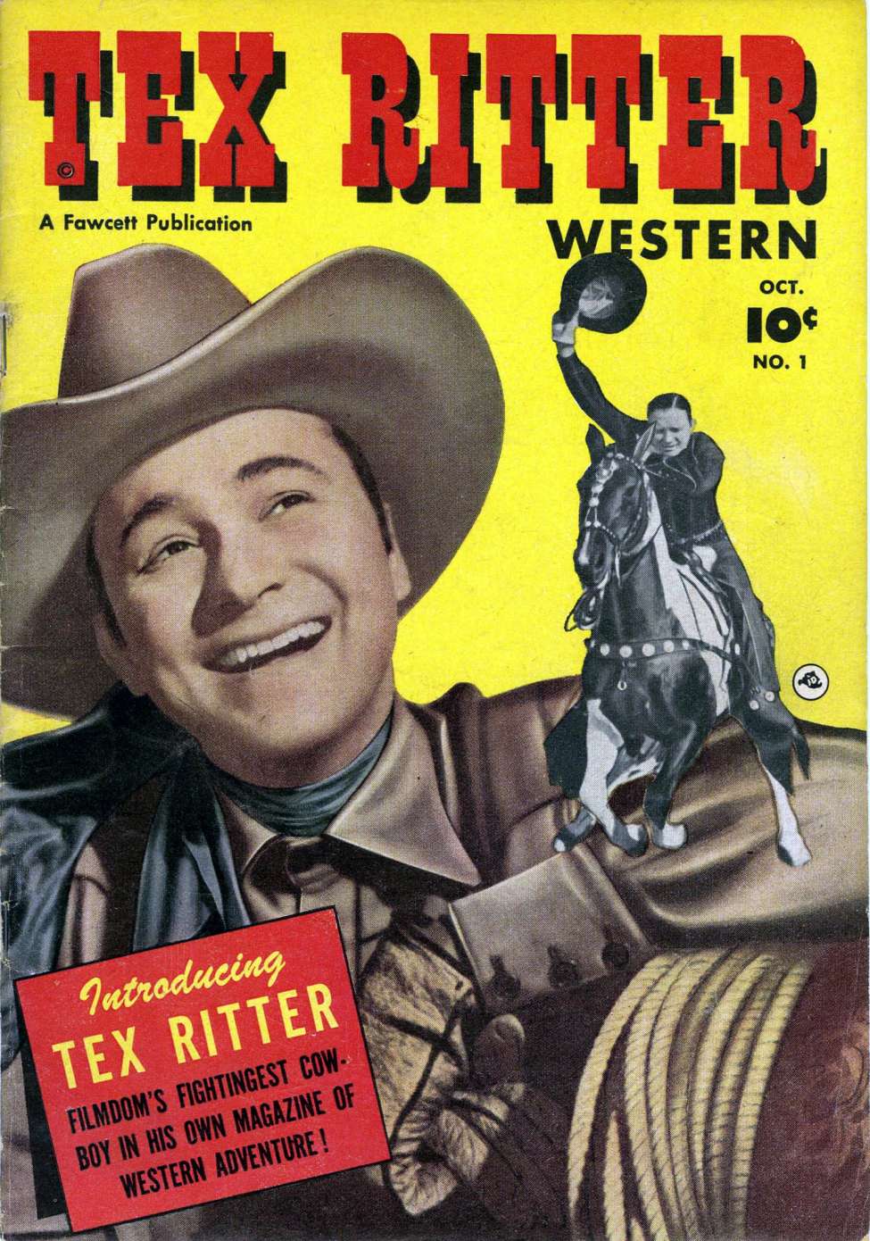 Comic Book Cover For Tex Ritter Western 1