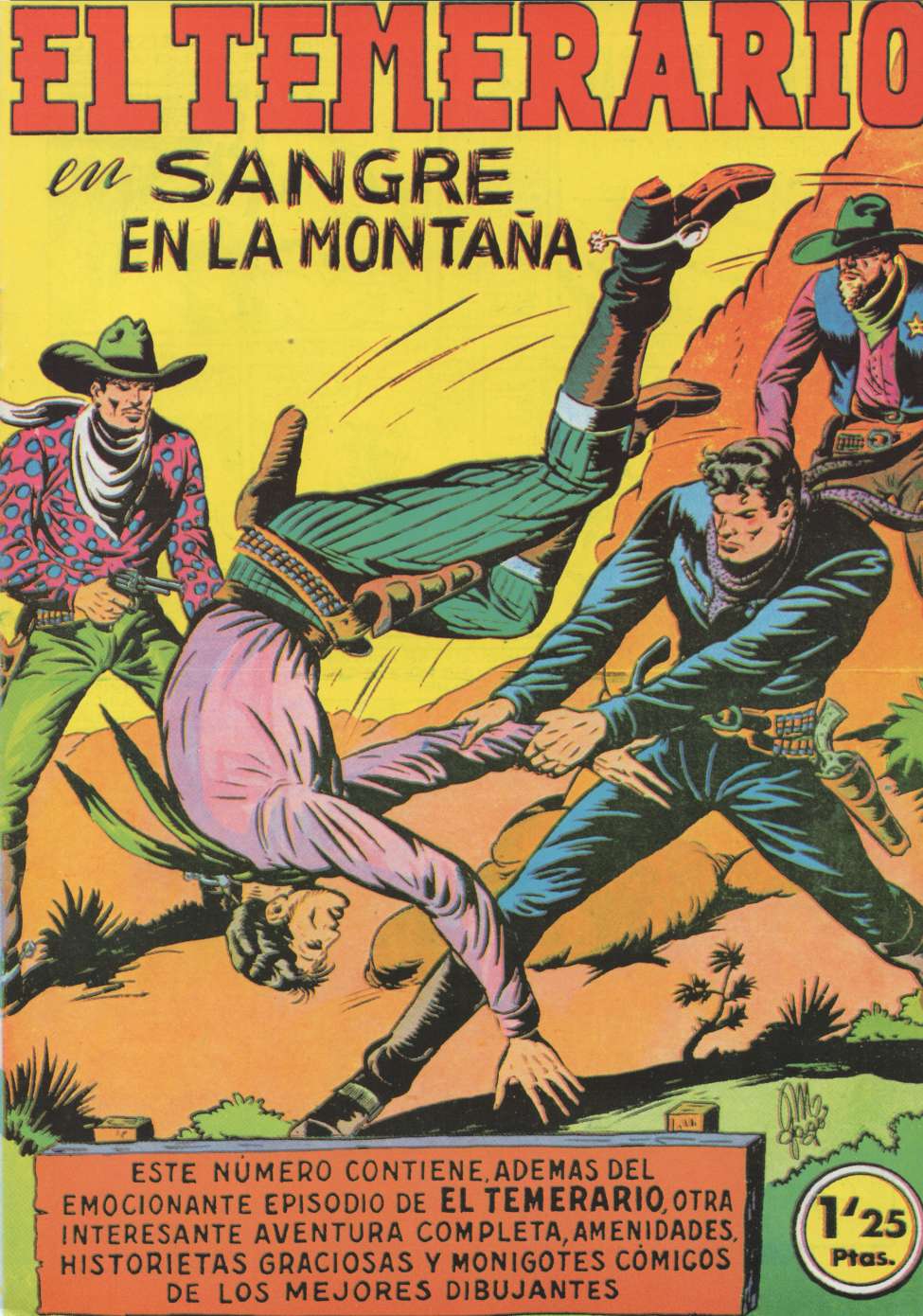 Comic Book Cover For El Temerario 3 - Sangre en La Montaña