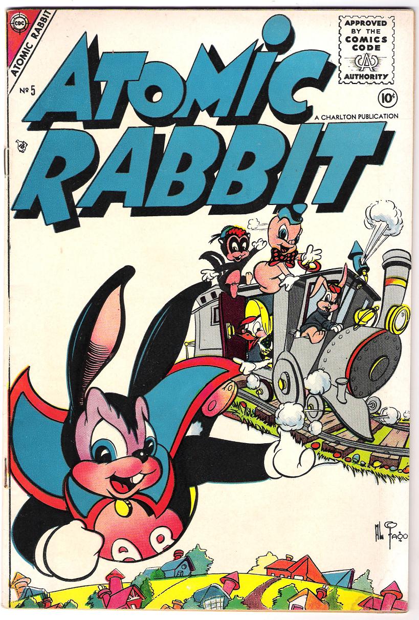 Comic Book Cover For Atomic Rabbit 5