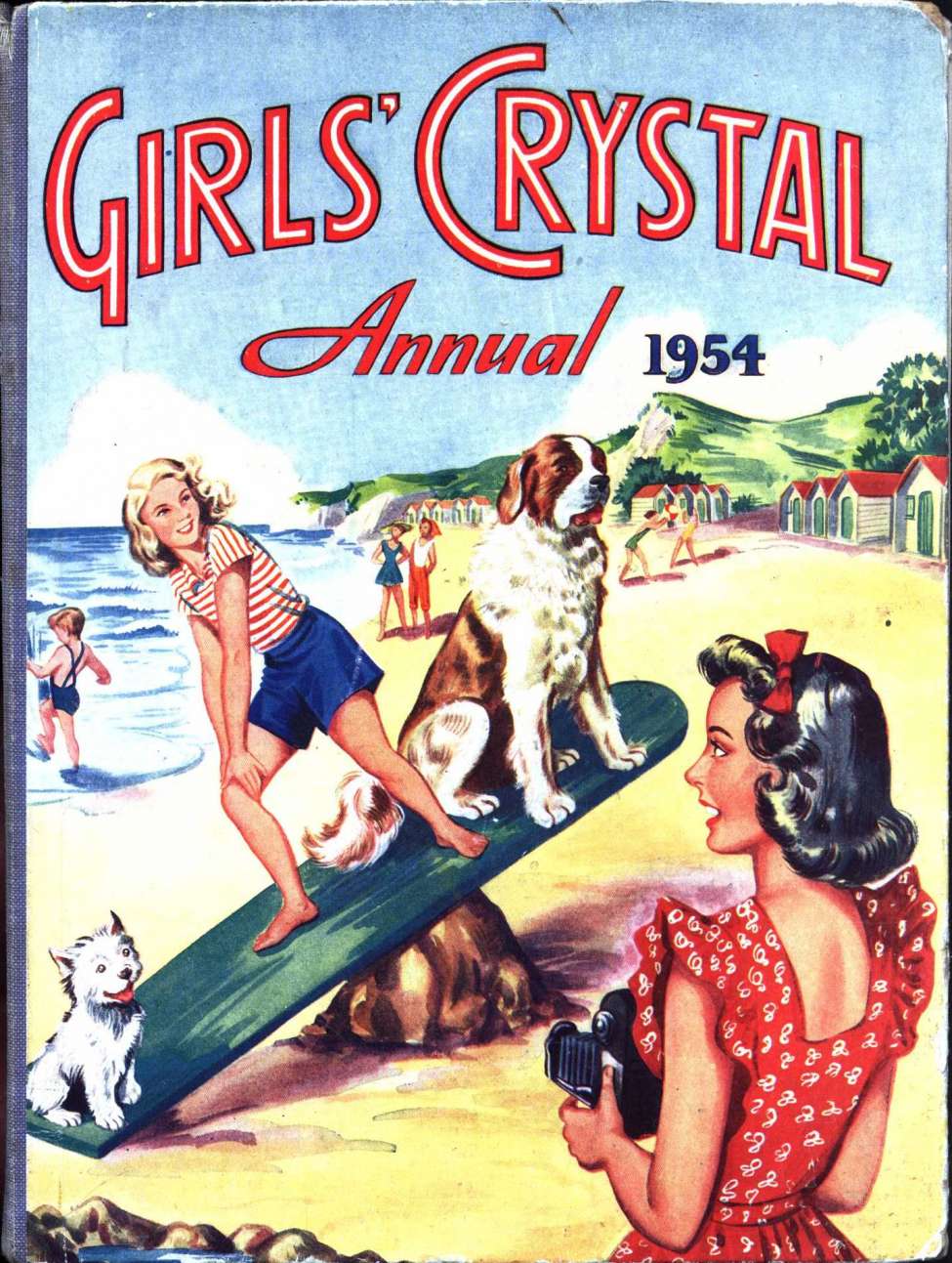 Book Cover For Girls' Crystal Annual 1954