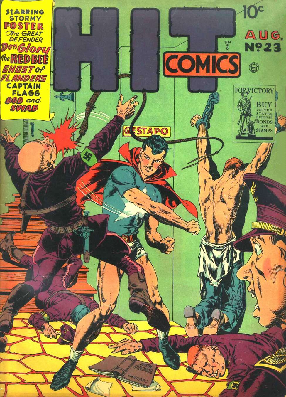 Comic Book Cover For Hit Comics 23