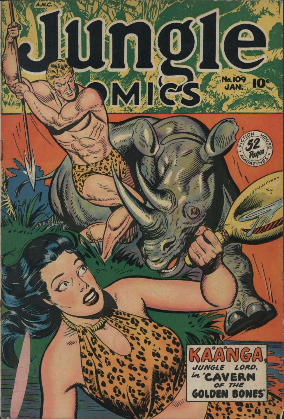 Book Cover For Jungle Comics 109