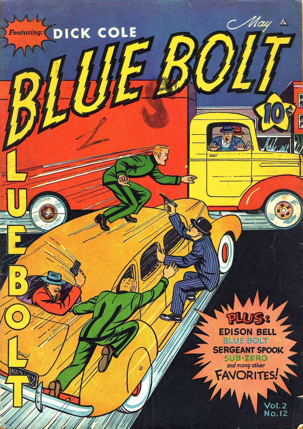 Comic Book Cover For Blue Bolt v2 12