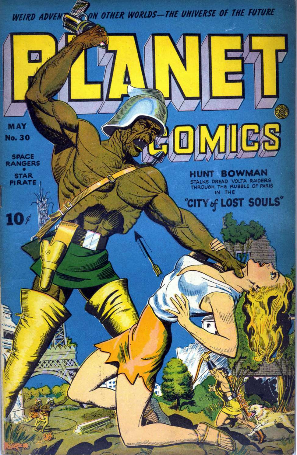 Comic Book Cover For Planet Comics 30