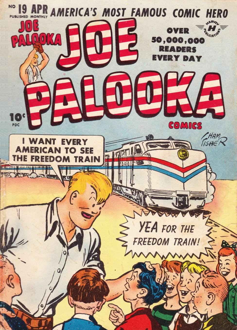 Book Cover For Joe Palooka Comics 19