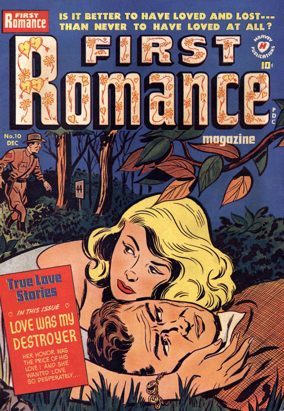 Comic Book Cover For First Romance Magazine 10
