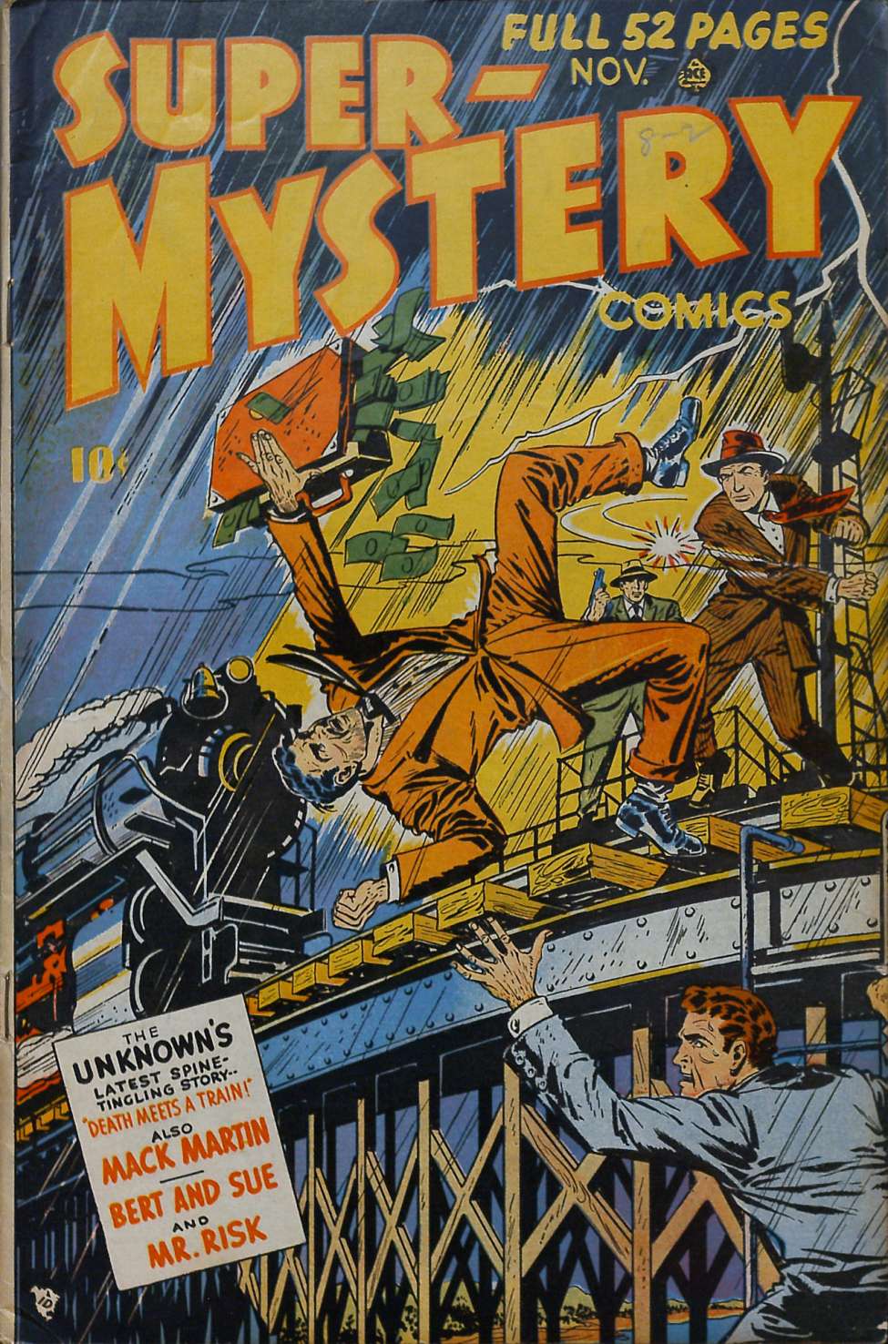 Comic Book Cover For Super-Mystery Comics v8 2