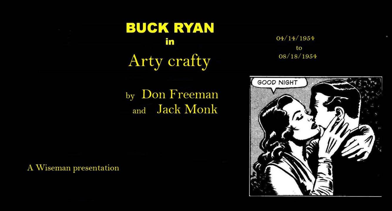 Comic Book Cover For Buck Ryan 54 - Arty Crafty