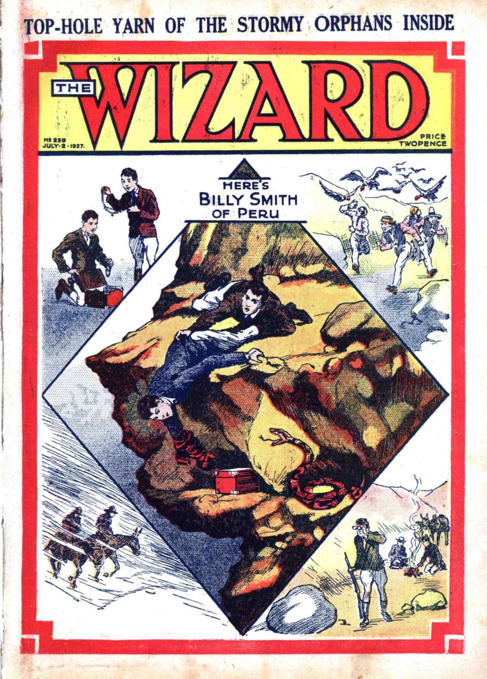 Comic Book Cover For The Wizard 239