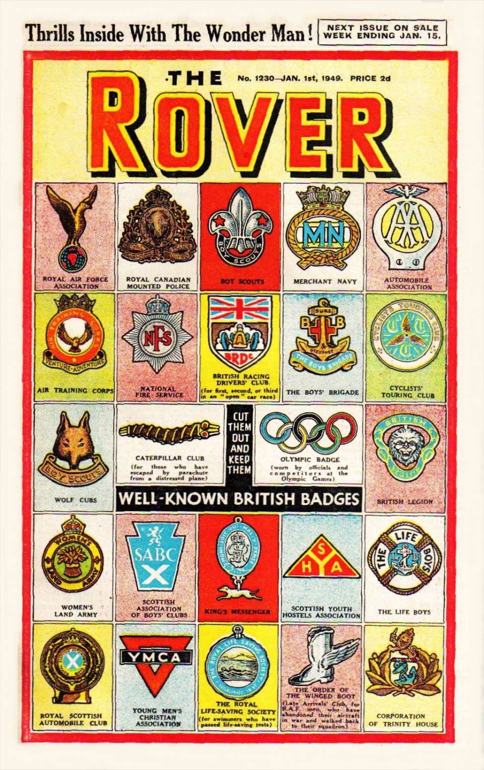 Comic Book Cover For The Rover 1230