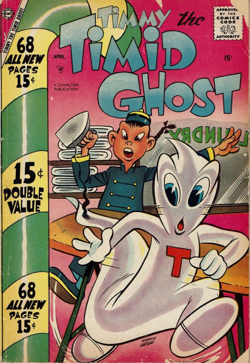 Comic Book Cover For Timmy the Timid Ghost 11