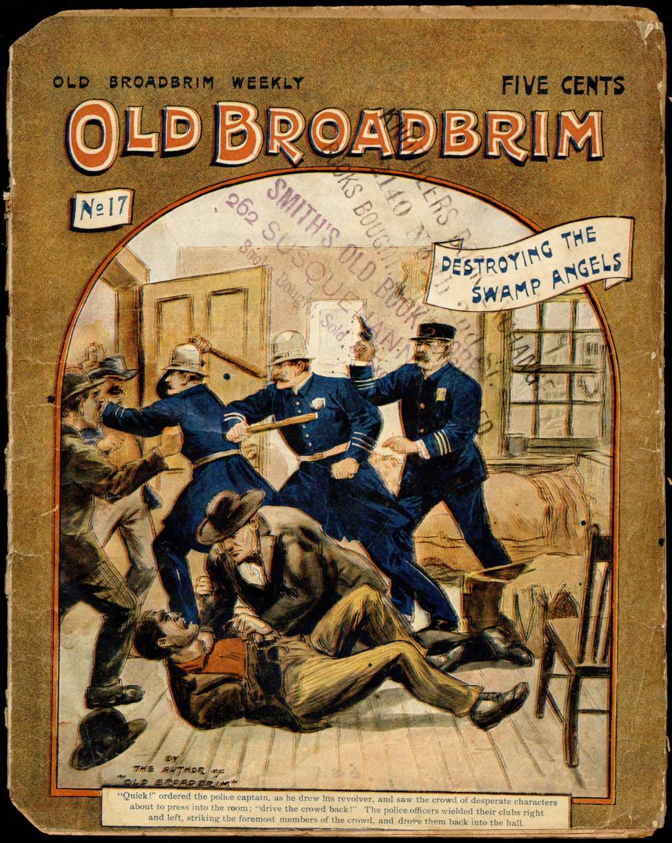Book Cover For Old Broadbrim Weekly 17 - Old Broadbrim Destroying the Swamp Angels