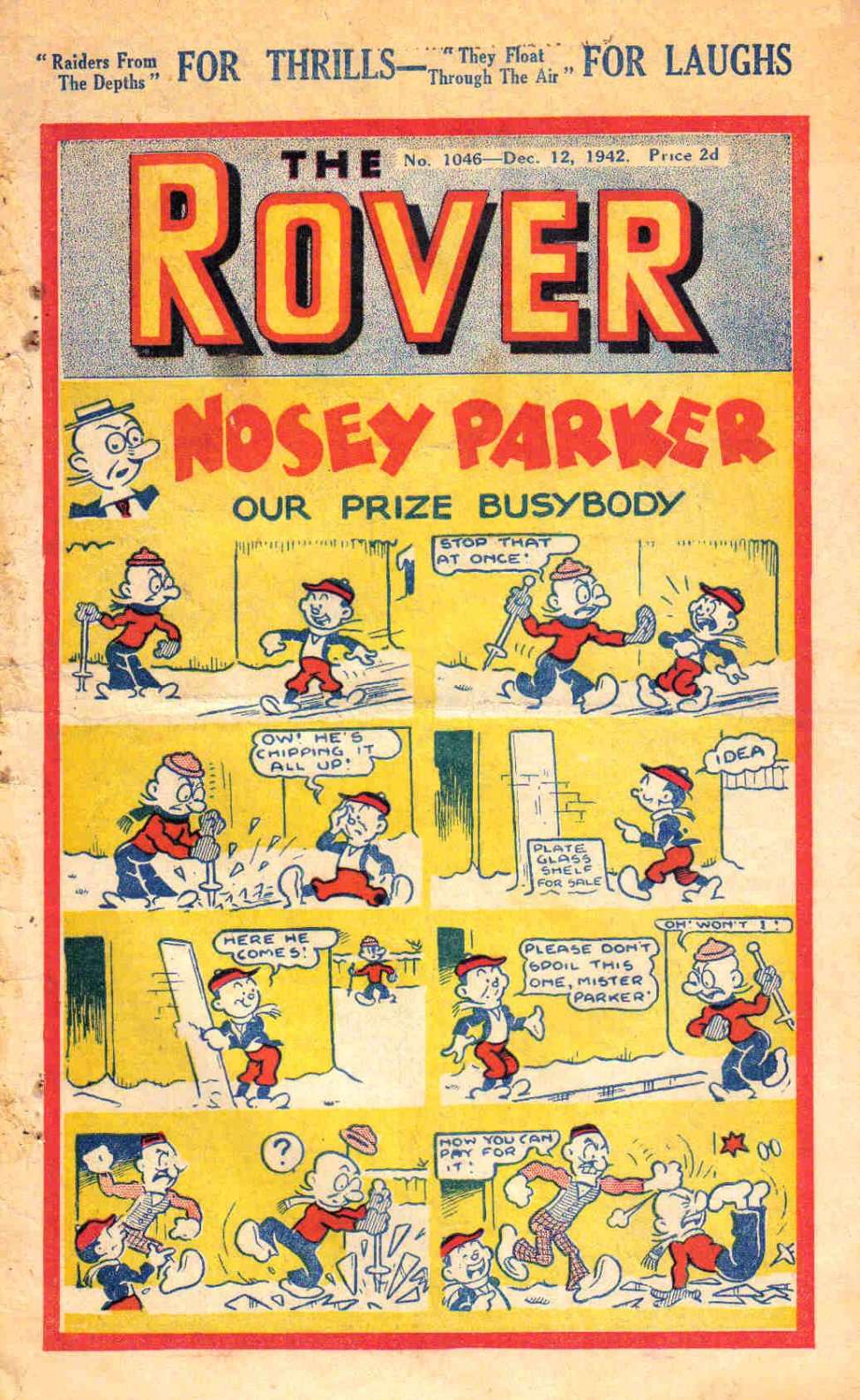 Comic Book Cover For The Rover 1046