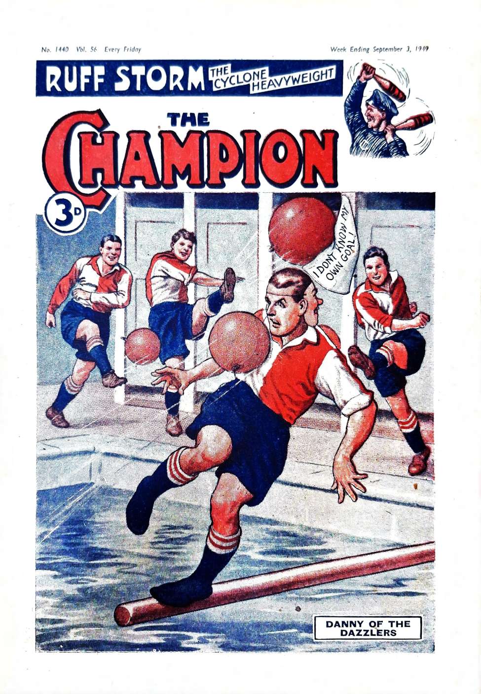 Comic Book Cover For The Champion 1440