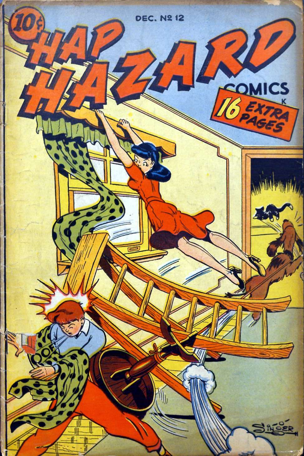 Comic Book Cover For Hap Hazard Comics 12