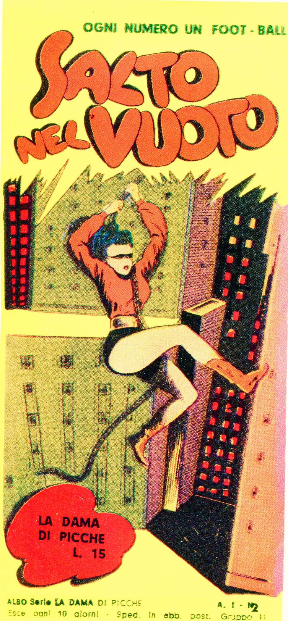 Comic Book Cover For La Dama Di Picche 2 - Salto Nel Vuoto