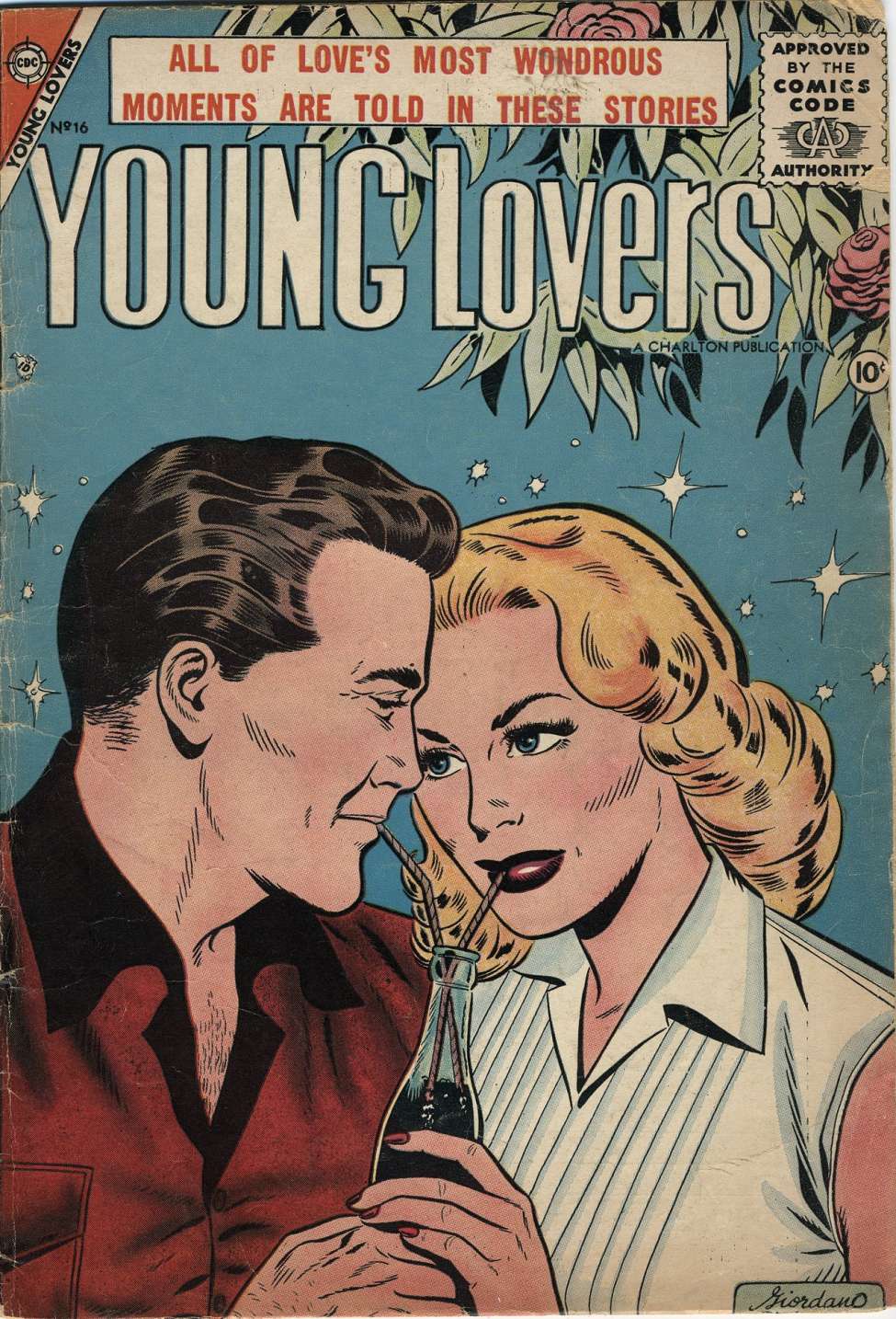 Comic Book Cover For Young Lovers 16