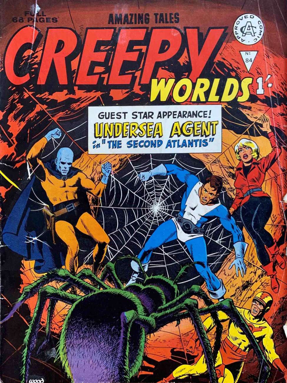 Book Cover For Creepy Worlds 84