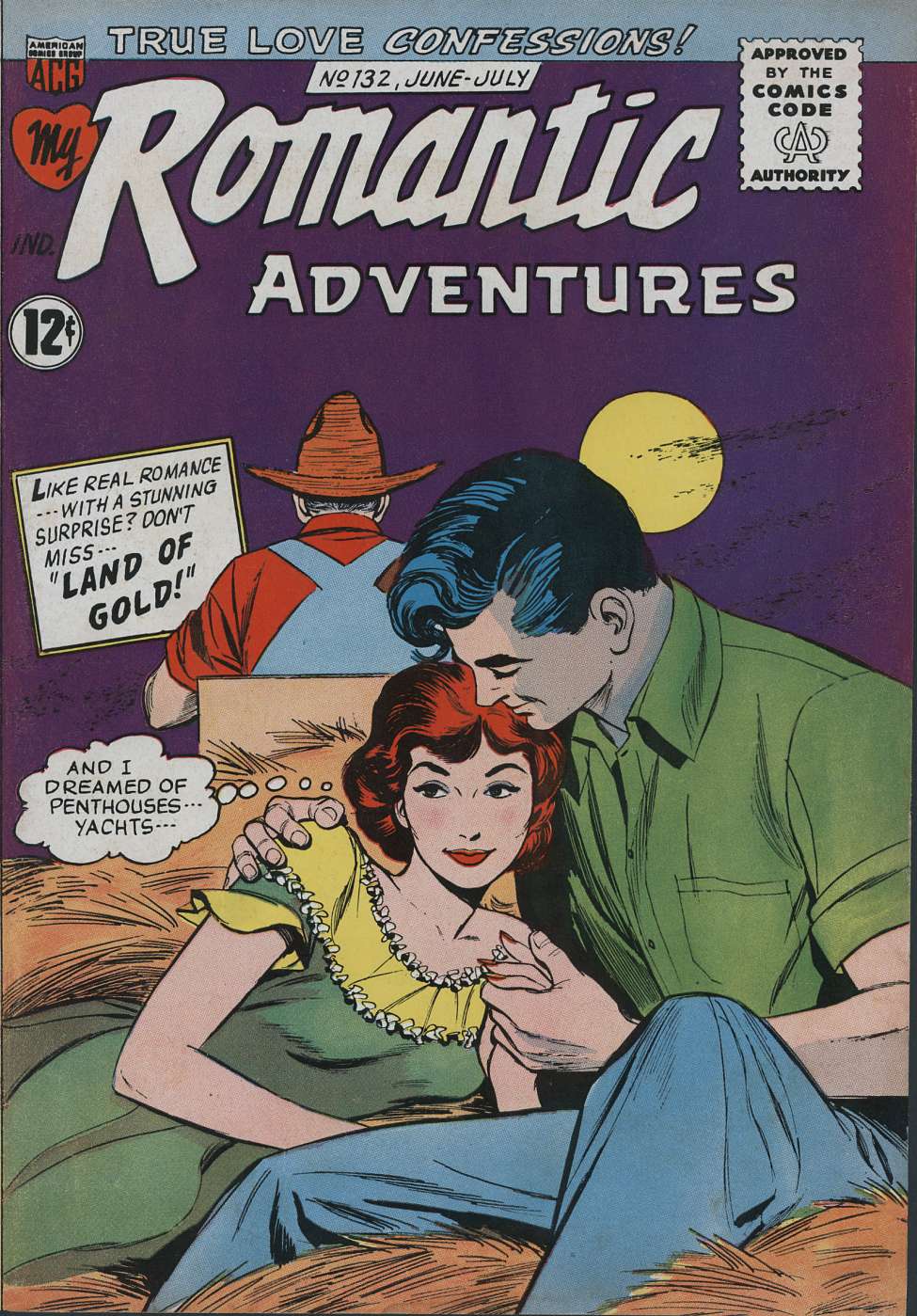 Comic Book Cover For My Romantic Adventures 132