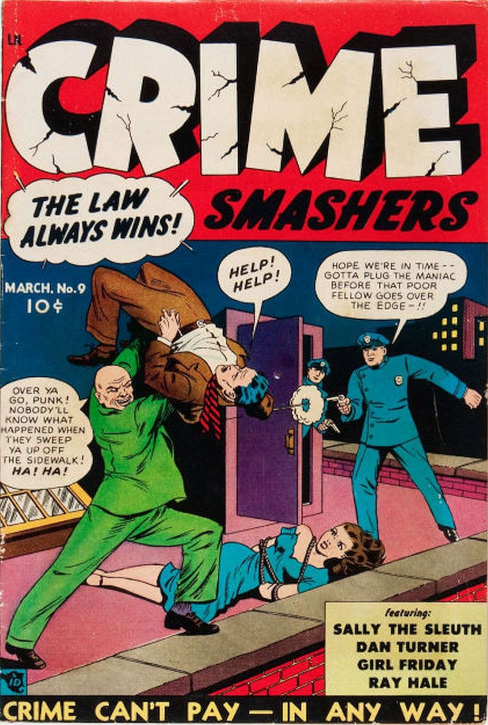 Comic Book Cover For Crime Smashers 9