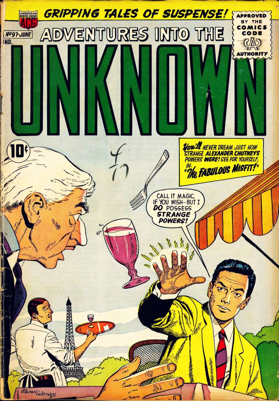 Comic Book Cover For Adventures into the Unknown 97
