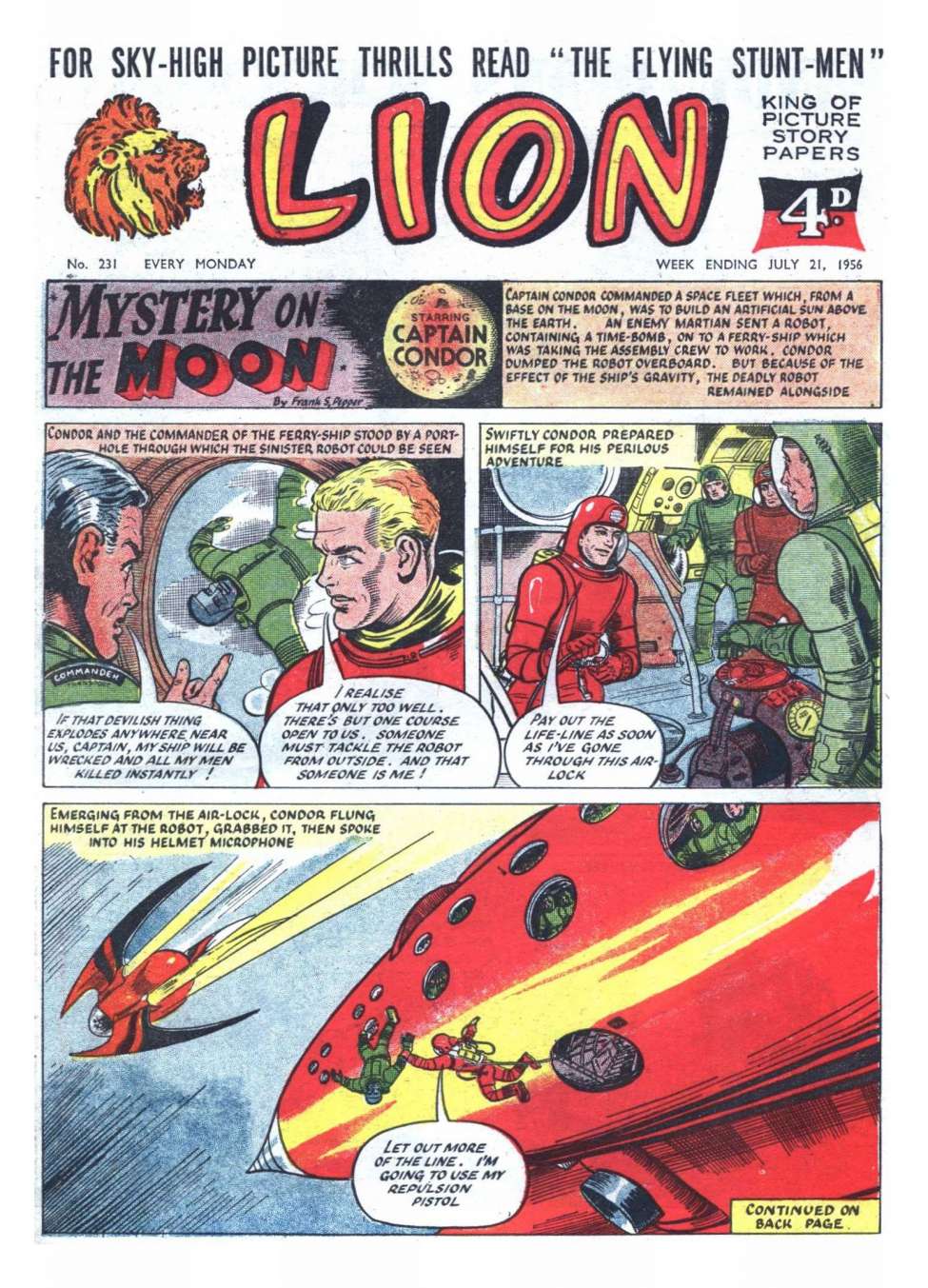 Comic Book Cover For Lion 231