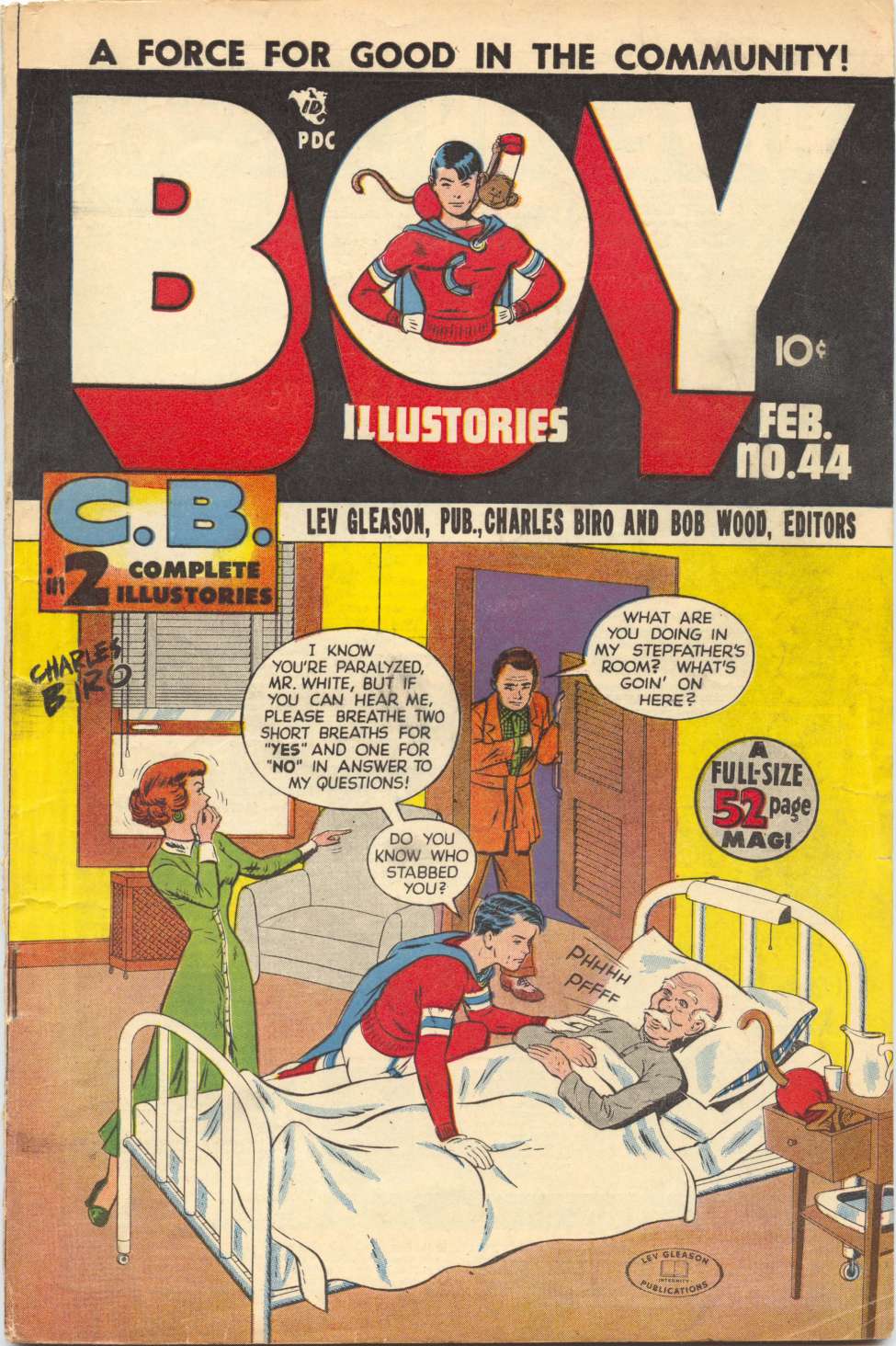 Comic Book Cover For Boy Comics 44 - Version 2