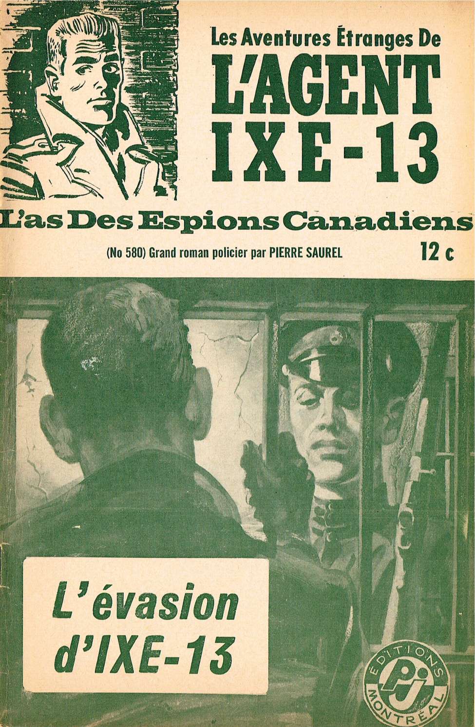 Book Cover For L'Agent IXE-13 v2 580 - L'évasion d'IXE-13