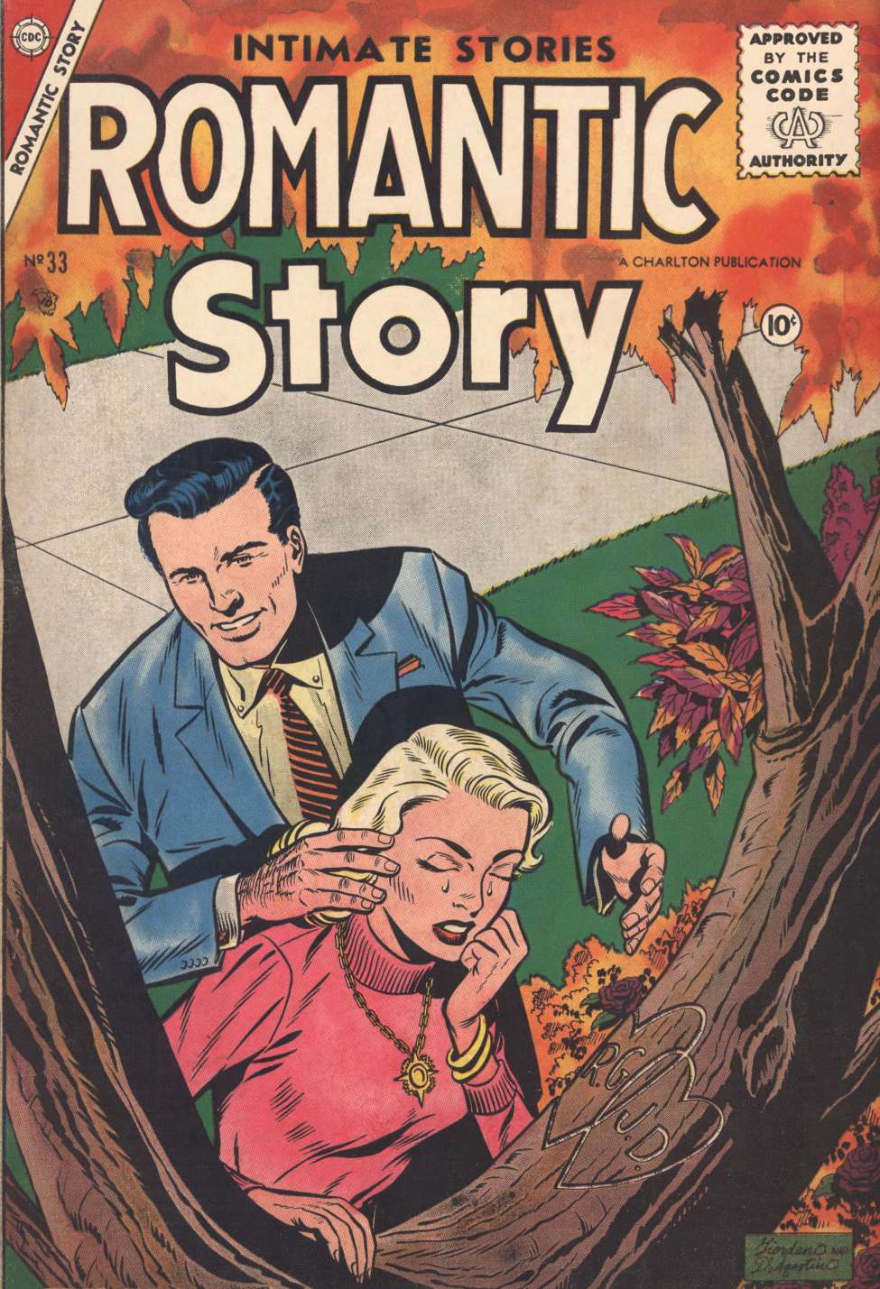 Comic Book Cover For Romantic Story 33 - Version 2