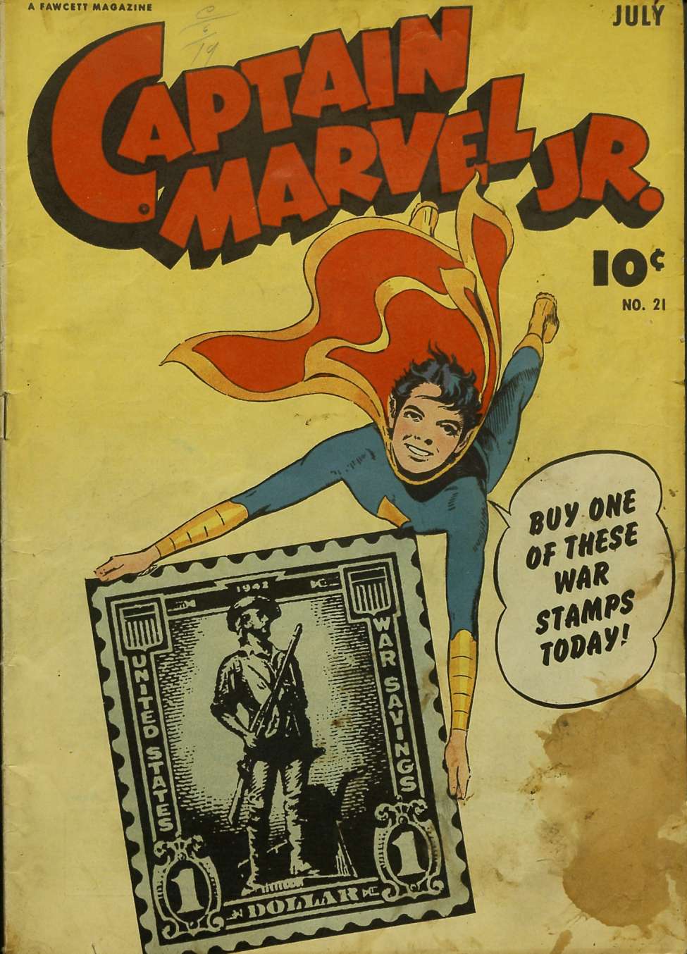 Book Cover For Captain Marvel Jr. 21