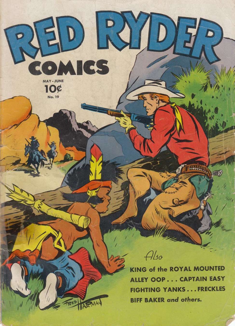 Comic Book Cover For Red Ryder Comics 19