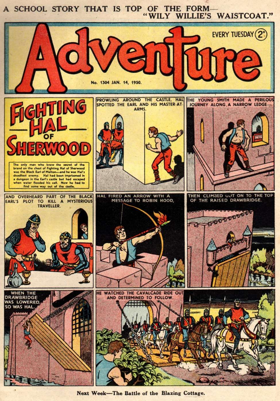 Comic Book Cover For Adventure 1304