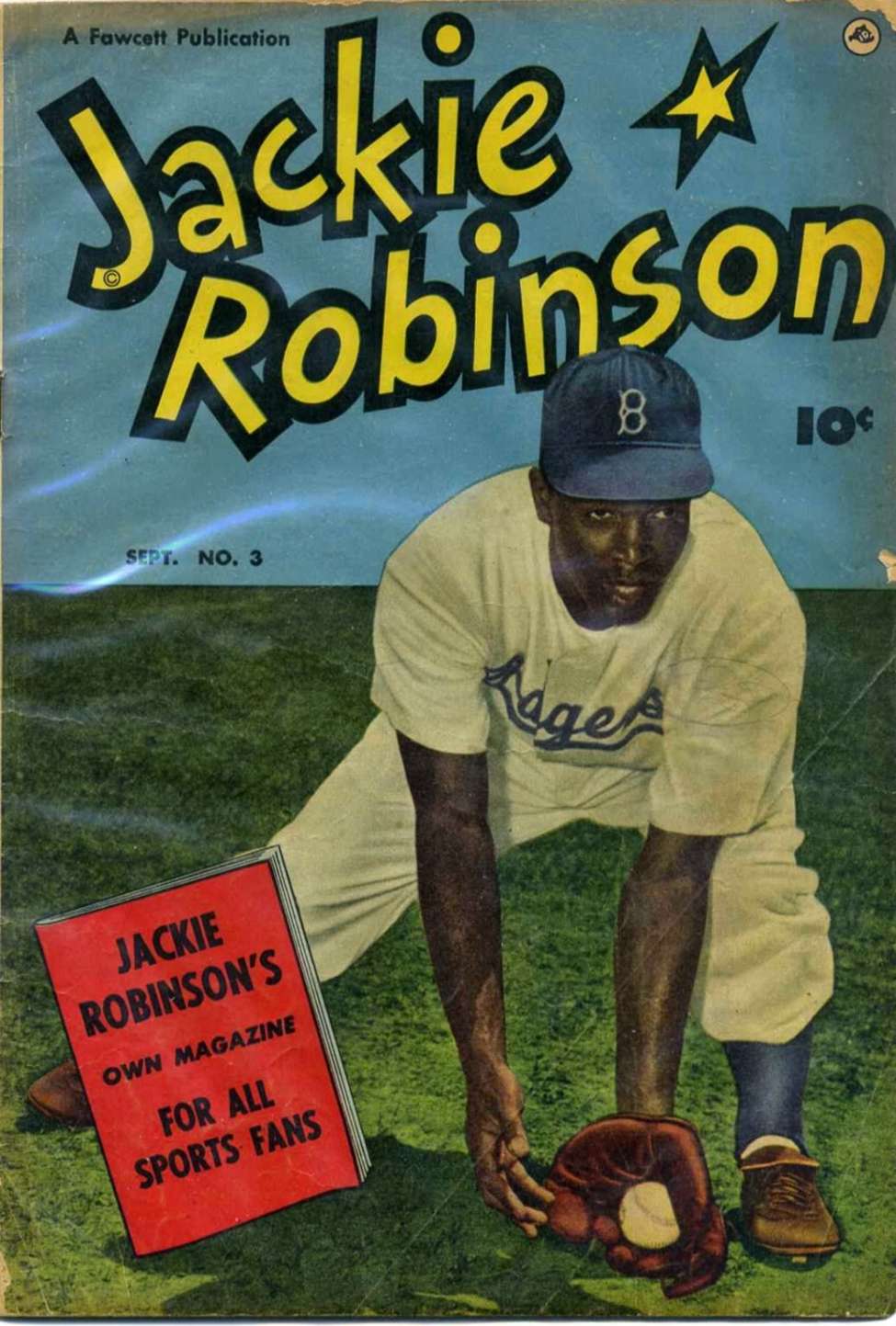 Comic Book Cover For Jackie Robinson 3